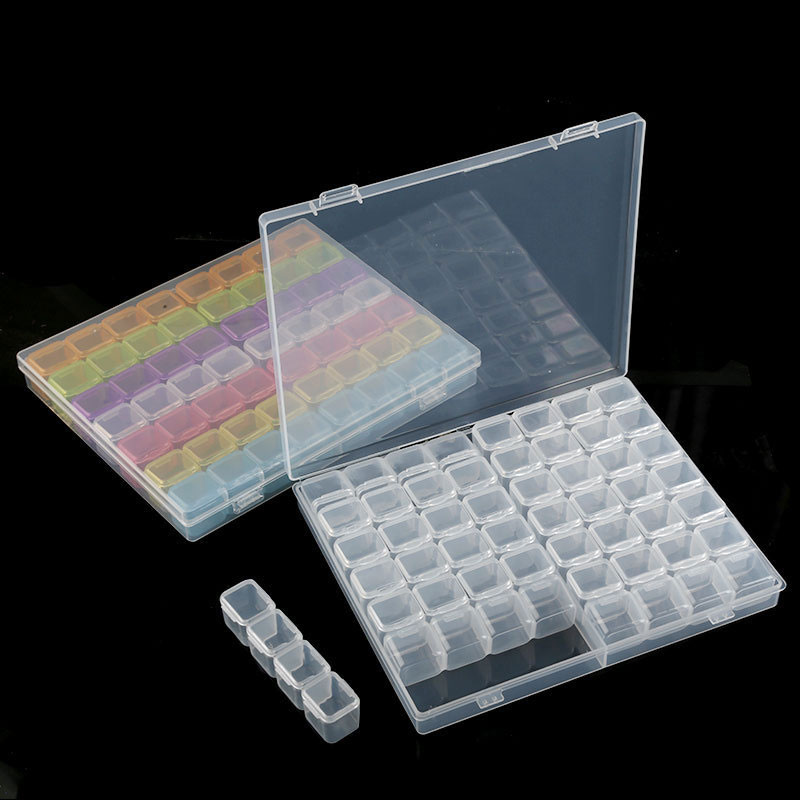 Jewelry Making Organizer Box - Kotak penyimpanan Organizer seni kuku transparan