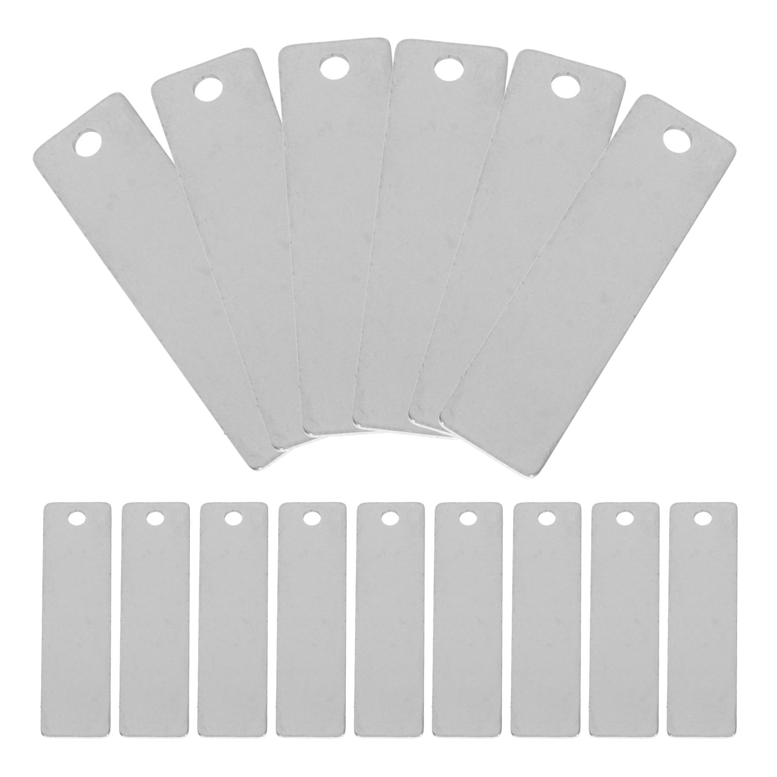 Jewelry Making Metals - 30 buah label kosong dari baja