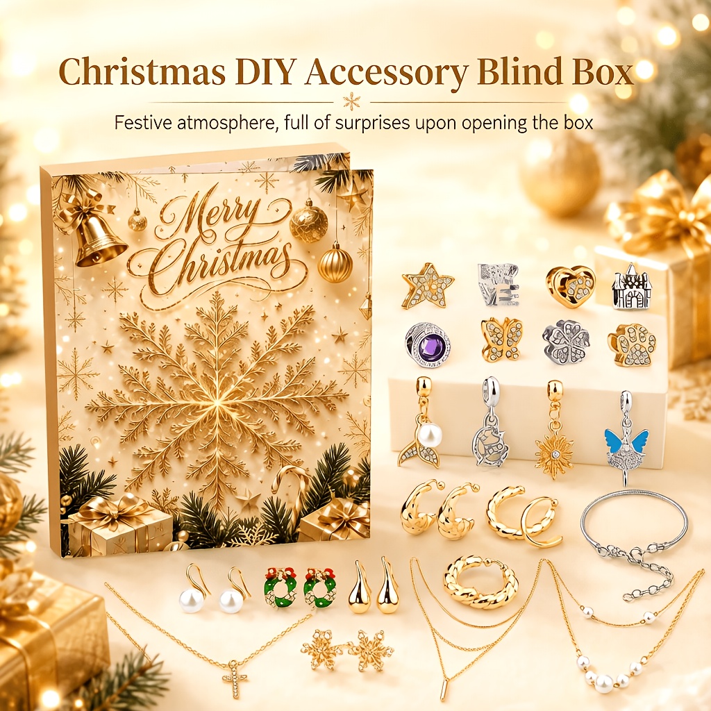 Jewelry Making Advent Calendar - 24Pcs Kit Kalender Advent DIY Gelang