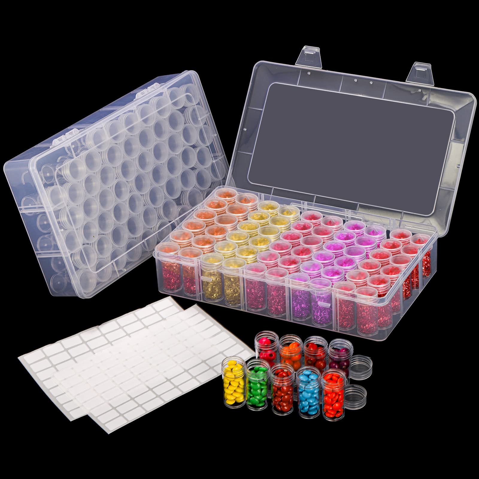 Jewelry Making Organizer Box - 1 Buah Kotak Penyimpanan Plastik 24/30//38/60