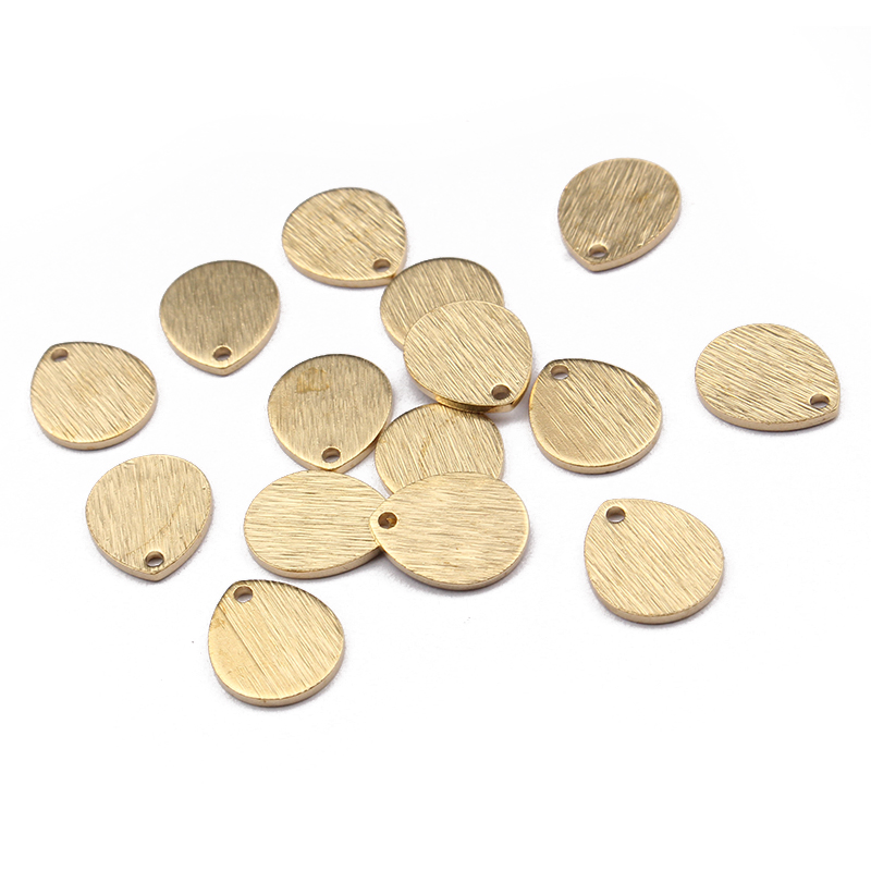 Jewelry Making Hammer - 40 Buah Kuningan Mentah Temuan Anting-Anting