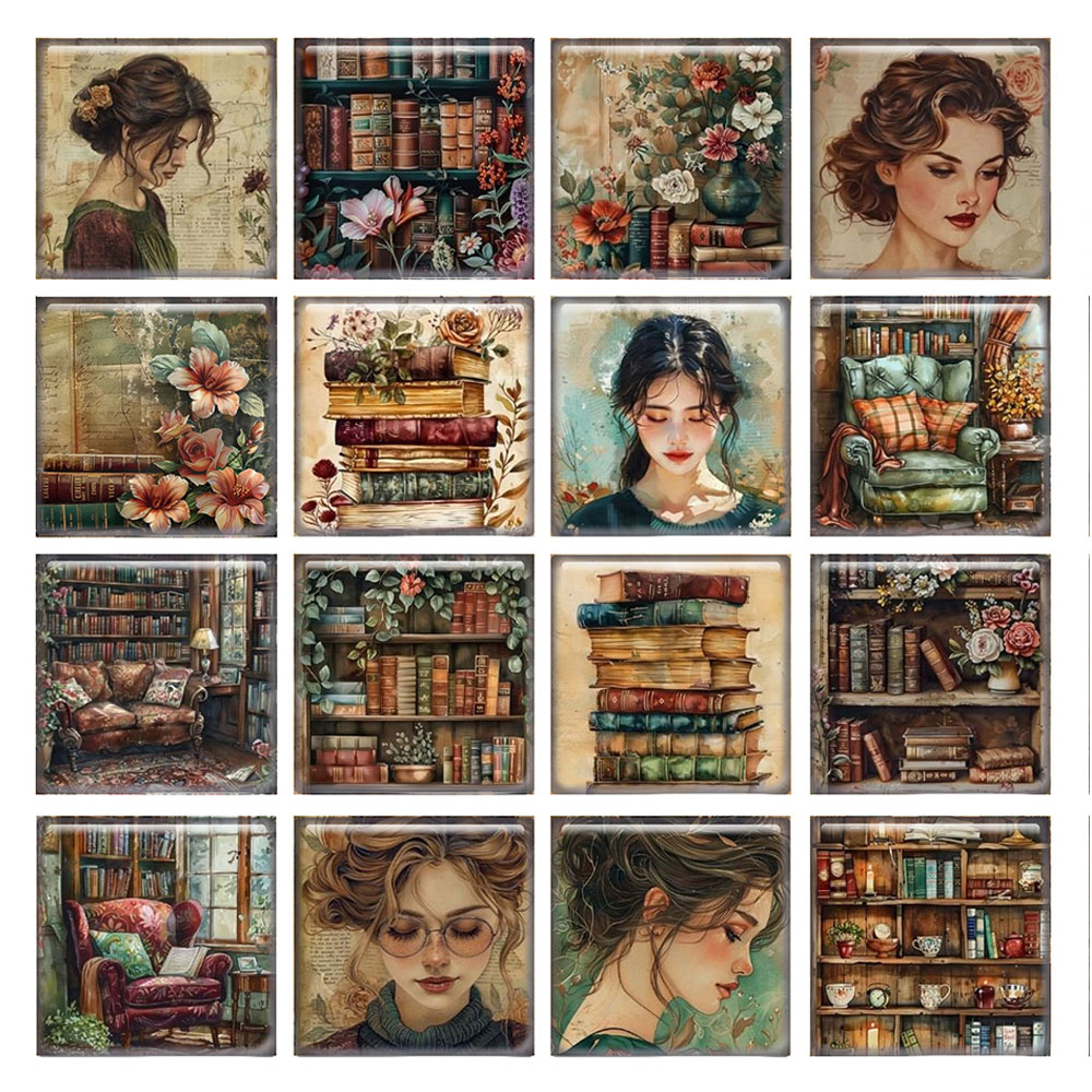 Jewelry Making Books - 10 Buah/Lot Retro Cinta untuk Membaca