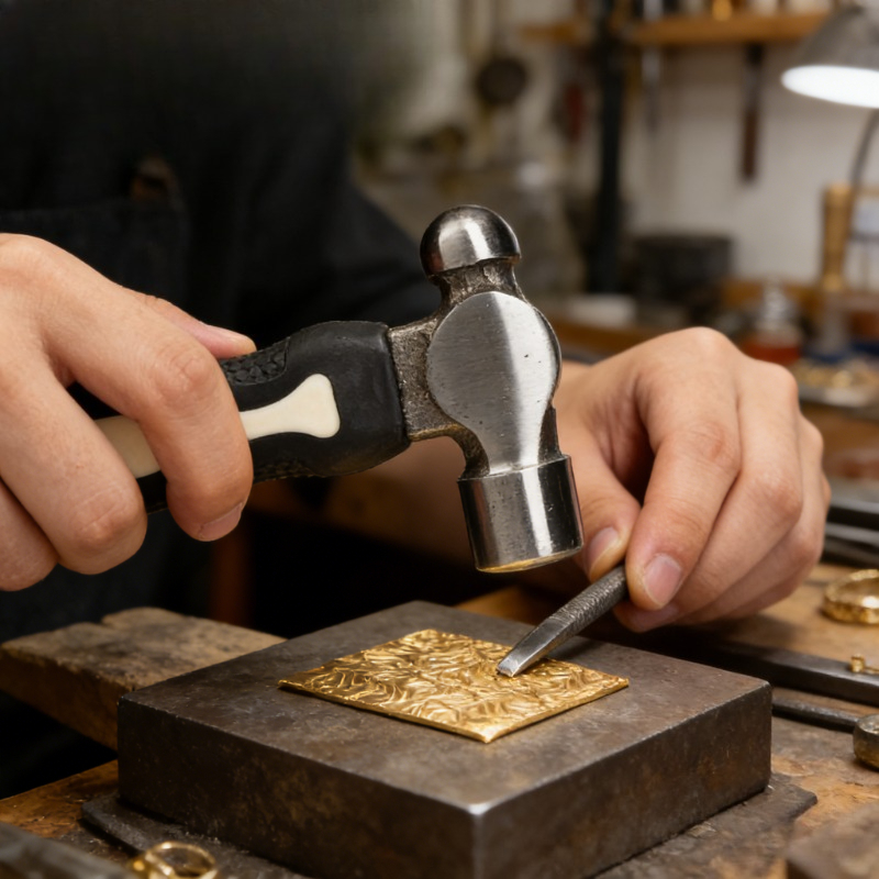 Jewelry Making Hammer - Palu Cap Baja Hitam untuk Pembuatan