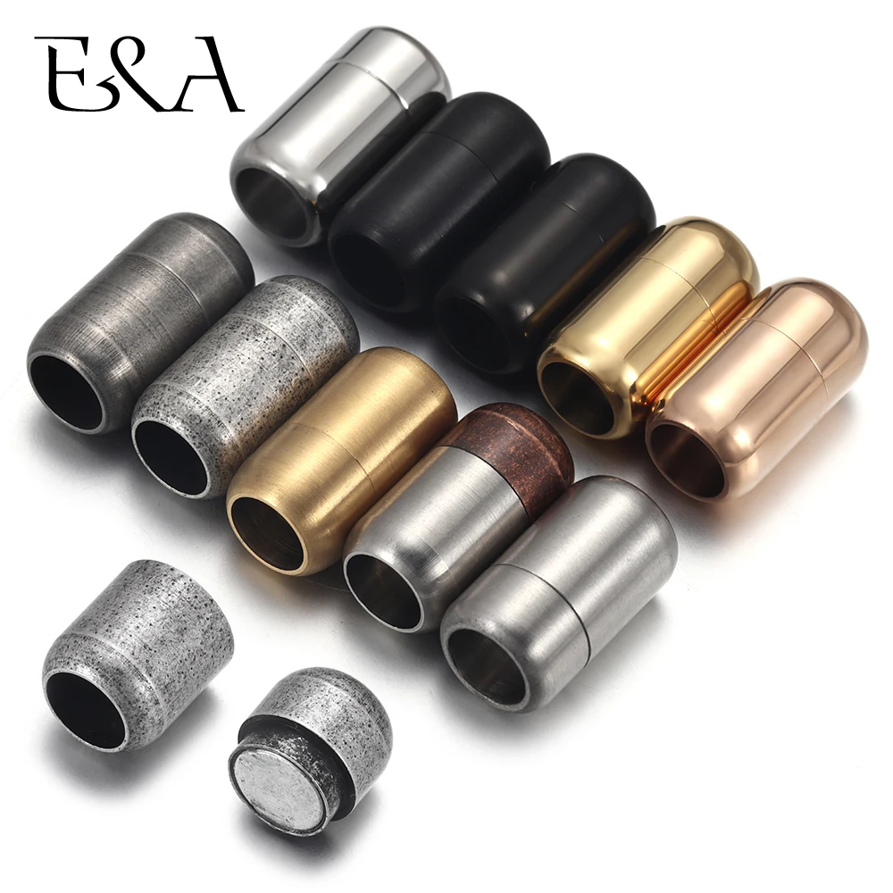 Jewelry Making Metal Supplies - Stainless Steel 3mm-8mm Bulat Gesper Magnetik