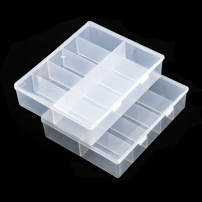 Jewelry Making Organizer Box - 10 Grid Kotak Penyimpanan Bening Kosong
