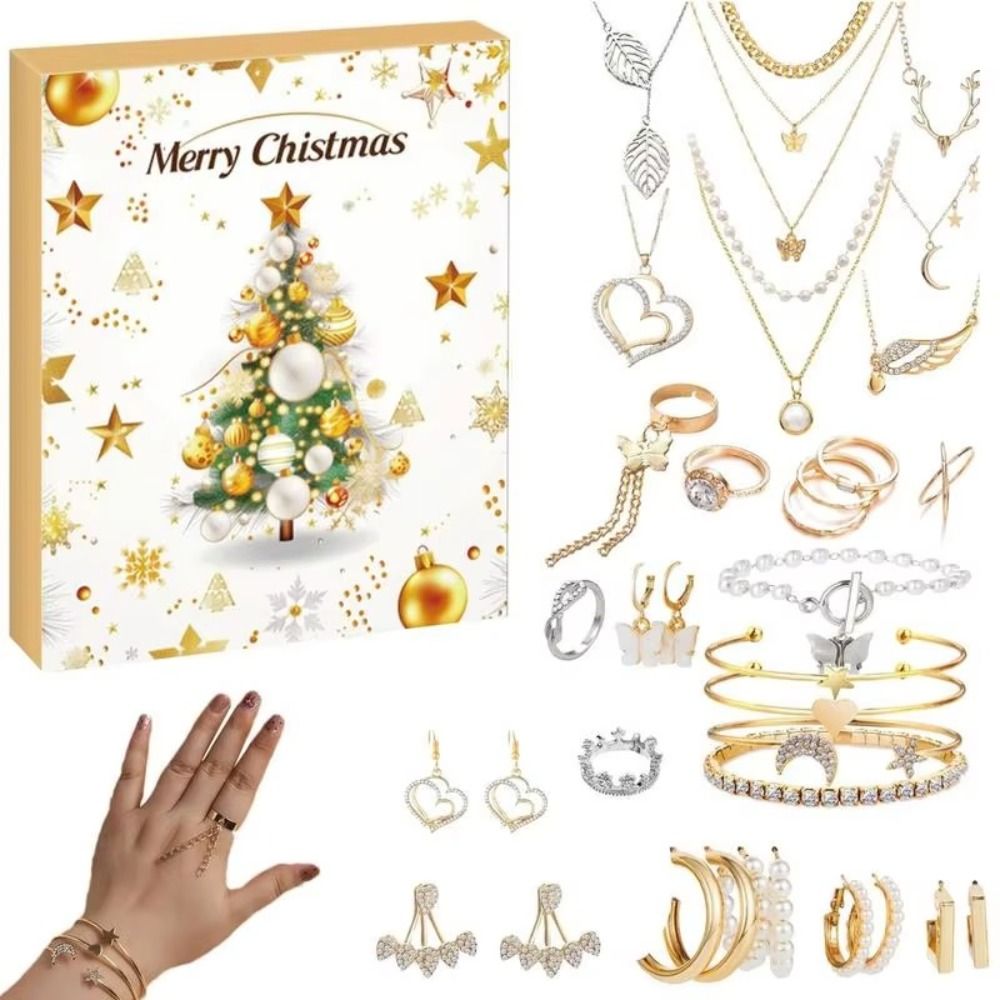 Jewelry Making Advent Calendar - Kalender Advent Natal DIY 2024 Hadiah