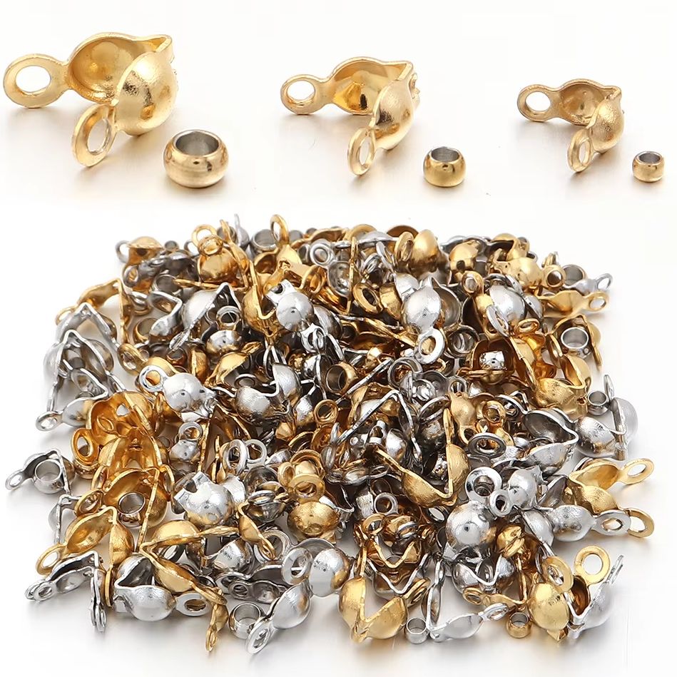 Jewelry Making Metal Supplies - 40-200pcs Konektor Baja Tahan Karat, Penjepit,