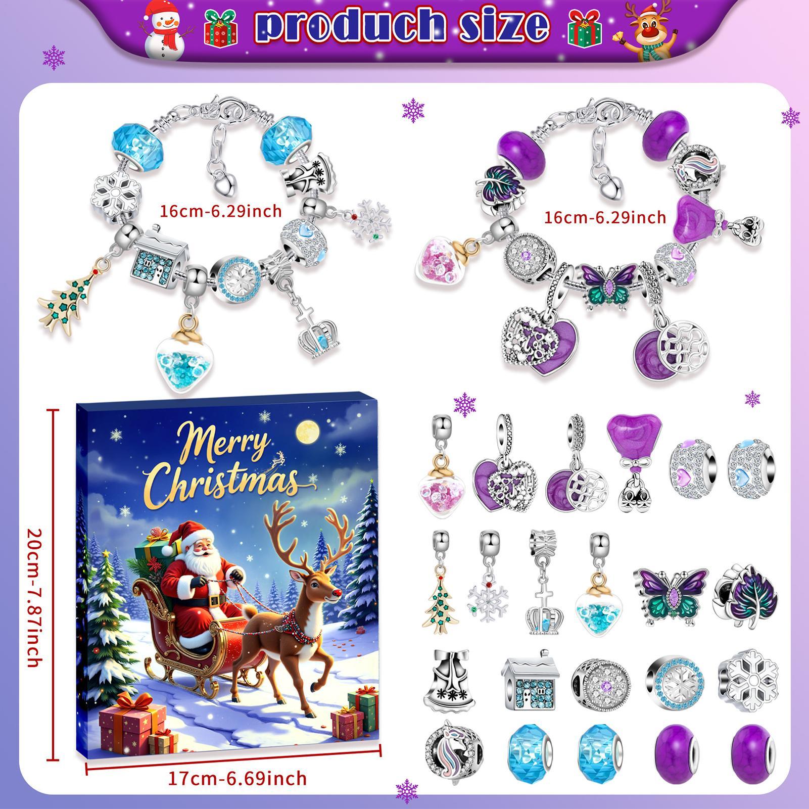 Kotak Hadiah Kalender Advent H - Jewelry Making Advent Calendar ulasan dan harga