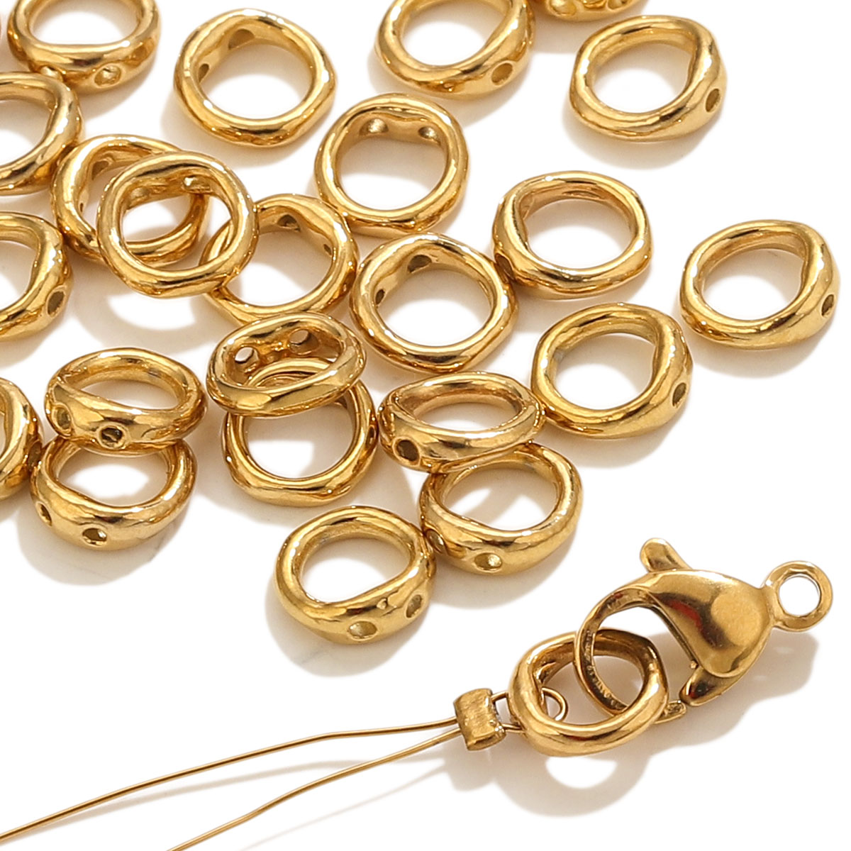 20 Buah Kait Konektor Ujung Ge - Jewelry Making Metal Supplies ulasan dan harga
