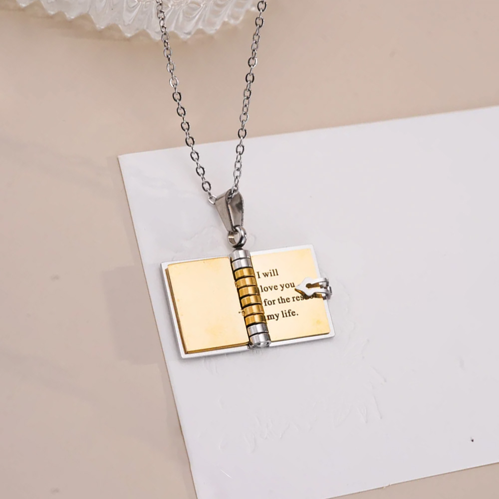 Atoztide kalung liontin buku m - Jewelry Making Journal ulasan dan harga