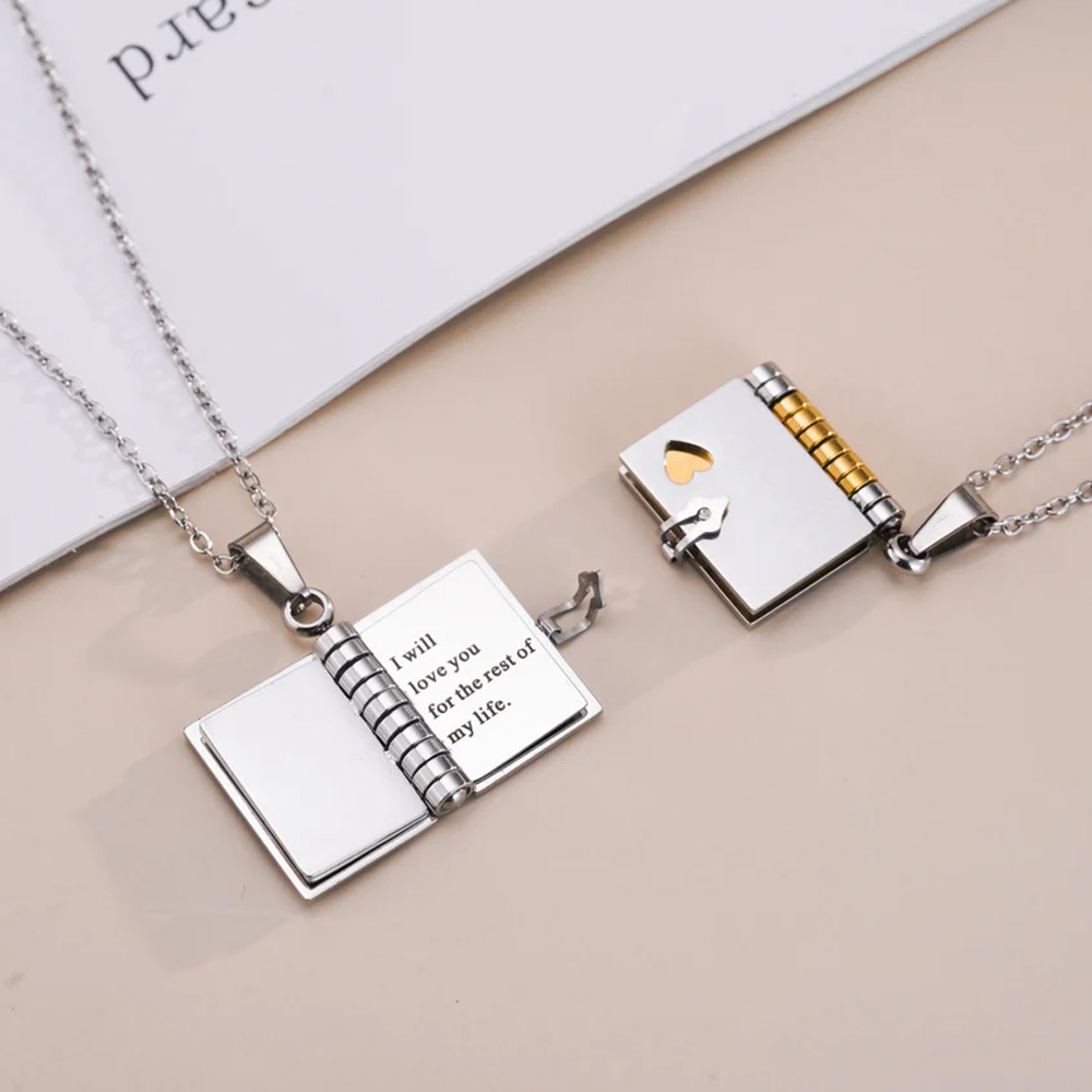 Atoztide kalung liontin buku m - Jewelry Making Journal ulasan dan harga