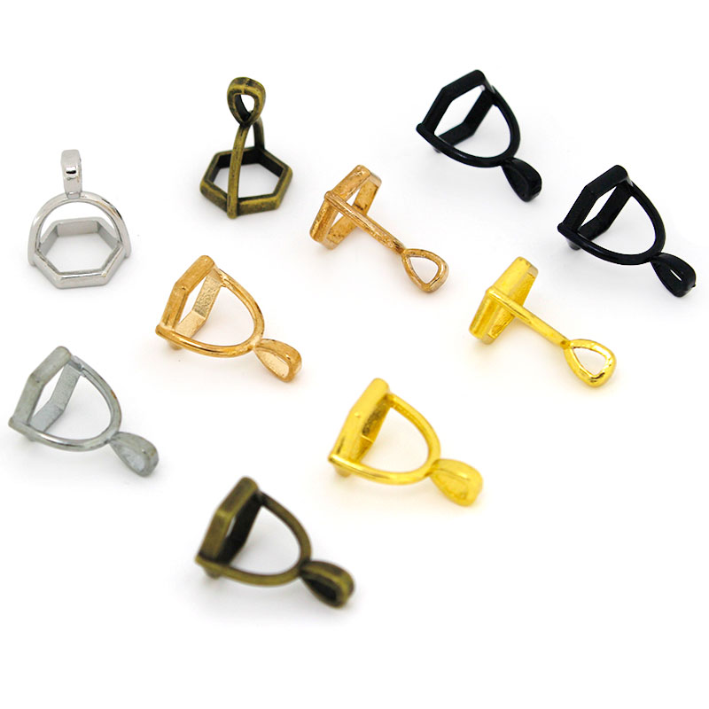 20 Buah Topi Batu Permata Heks - Jewelry Making Metals ulasan dan harga