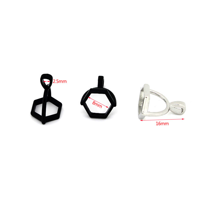 20 Buah Topi Batu Permata Heks - Jewelry Making Metals ulasan dan harga