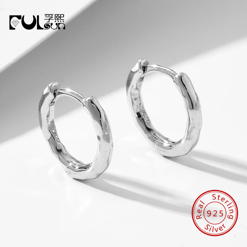 Anting Huggie Mini Bertekstur  - Jewelry Making Hammer ulasan dan harga
