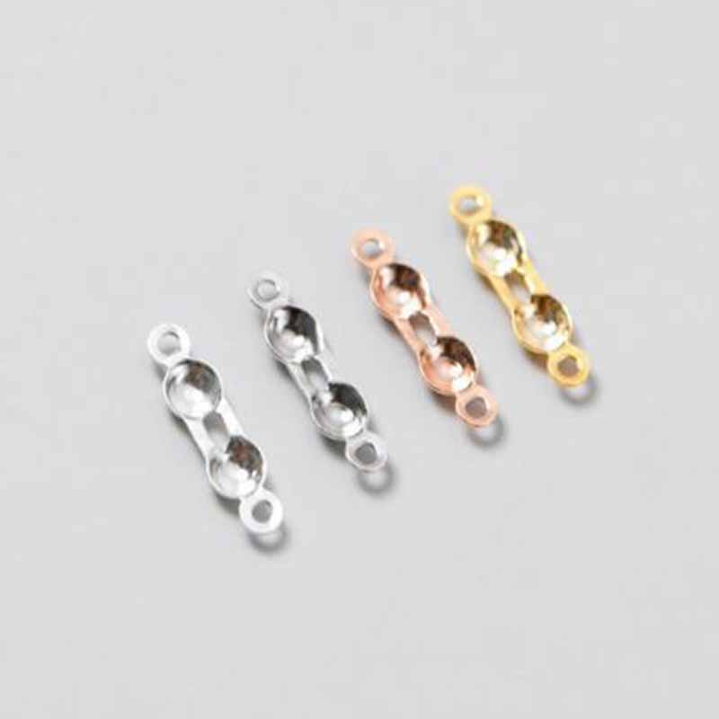 4pcs Manik-manik Penutup Perak - Jewelry Making Metals ulasan dan harga
