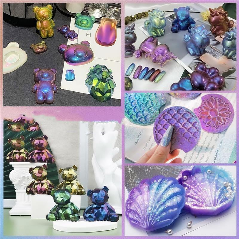 3g bubuk mika bunglon Epoxy Re - Jewelry Making Techniques ulasan dan harga