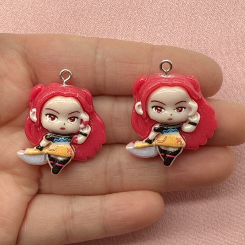 10 buah liontin kartun resin,  - Jewelry Making Jewelry ulasan dan harga