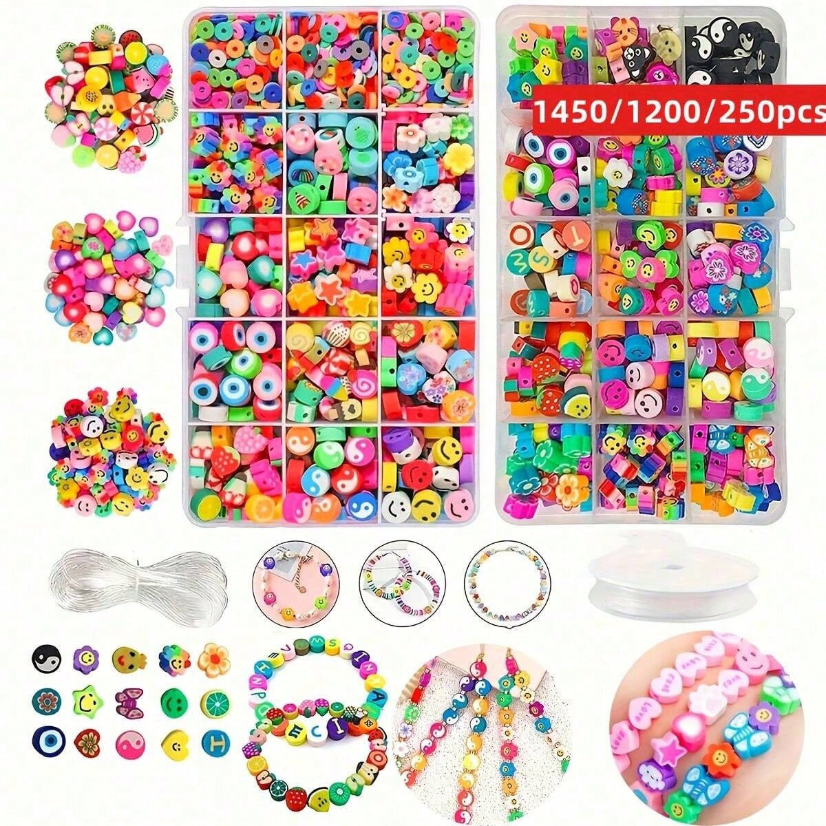 1450/1200/250pcs Set Manik-man - Jewelry Making Organizer Box ulasan dan harga