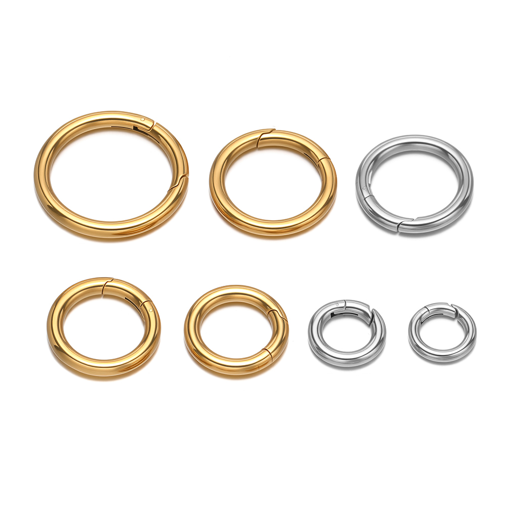 2Pcs/Lot Penjepit Pegas Bulat  - Jewelry Making Metals ulasan dan harga