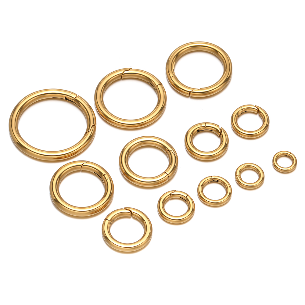2Pcs/Lot Penjepit Pegas Bulat  - Jewelry Making Metals ulasan dan harga
