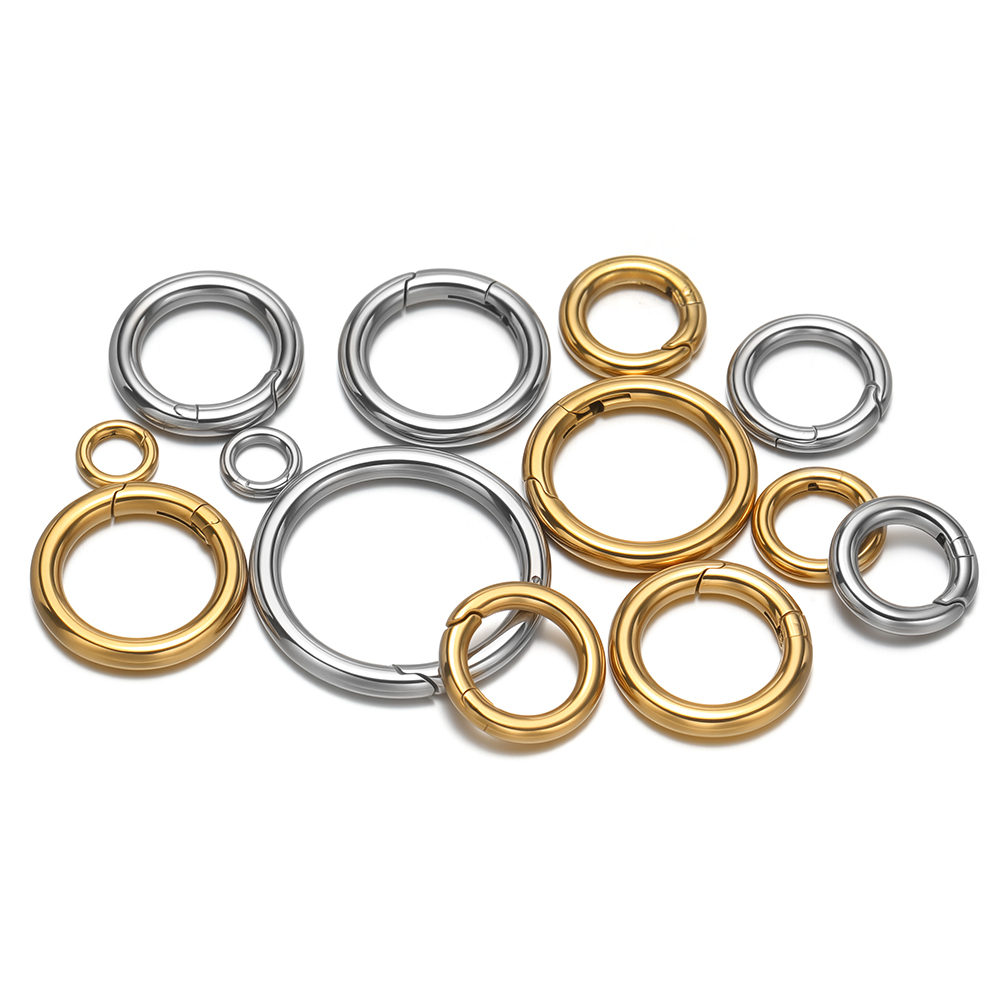 2Pcs/Lot Penjepit Pegas Bulat  - Jewelry Making Metals ulasan dan harga