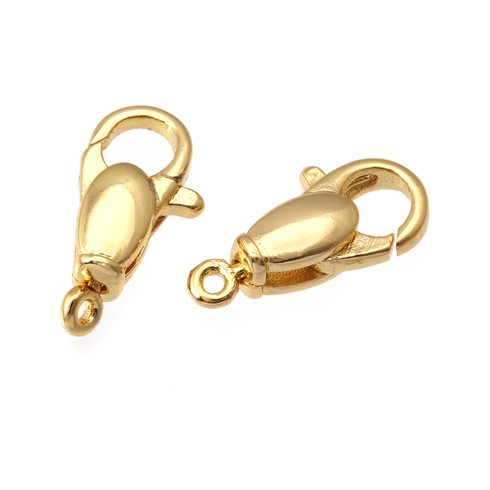 Klip Lobster Emas 18K Warna Ku - Jewelry Making Metal Supplies ulasan dan harga