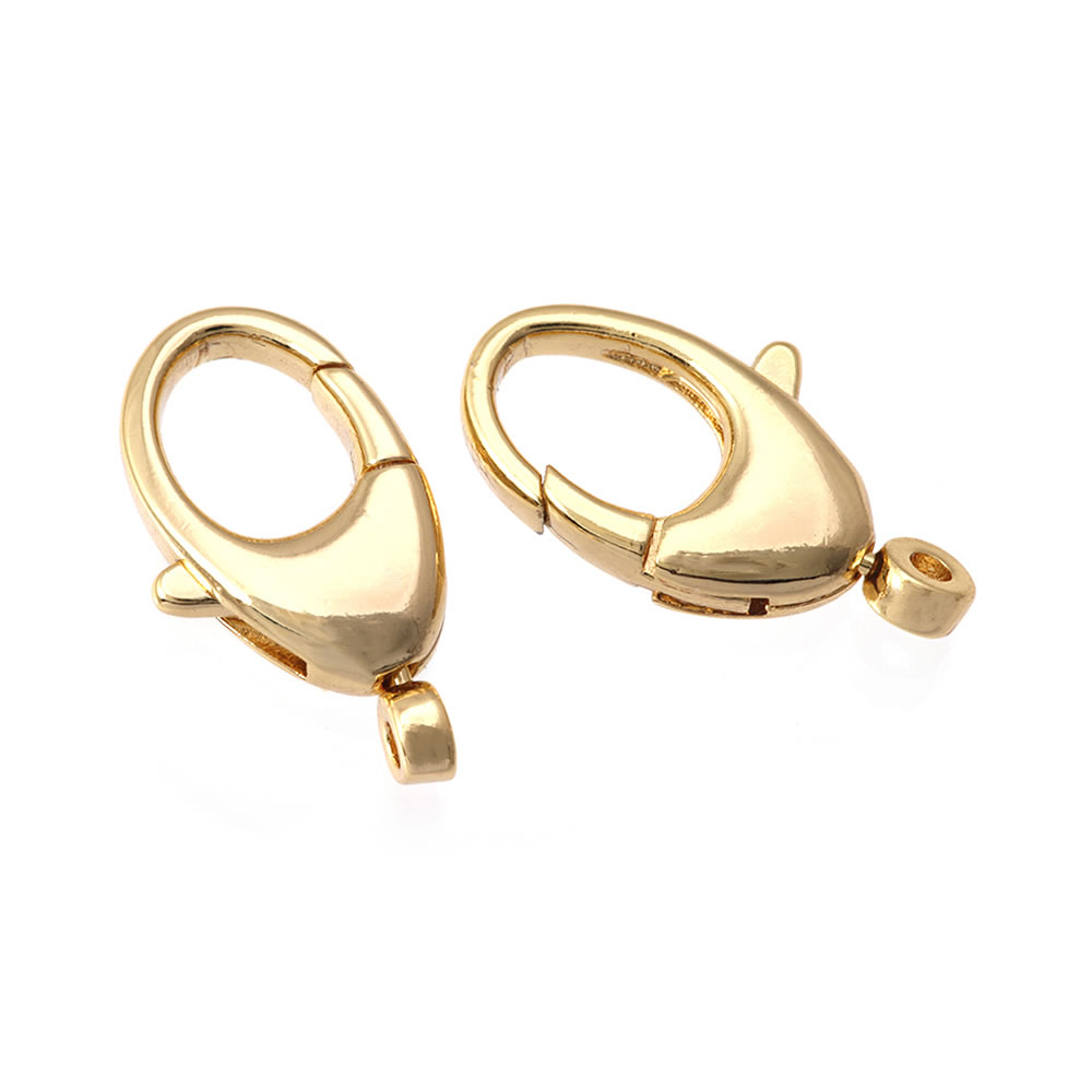 Klip Lobster Emas 18K Warna Ku - Jewelry Making Metal Supplies ulasan dan harga
