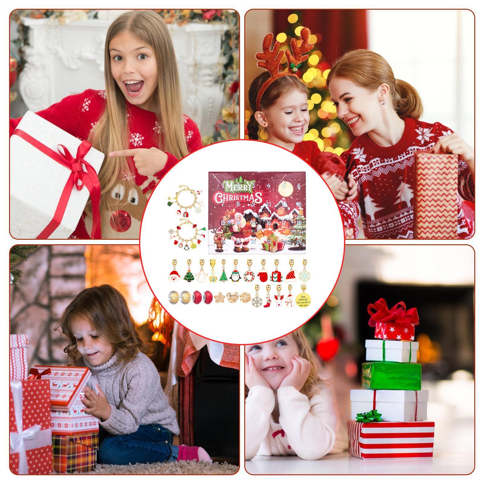 Kotak Hadiah Gelang Natal Set  - Jewelry Making For Teens ulasan dan harga