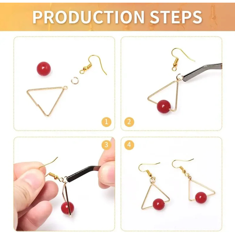 100/500 pcs Aksesoris Pembuata - Jewelry Making Metals ulasan dan harga