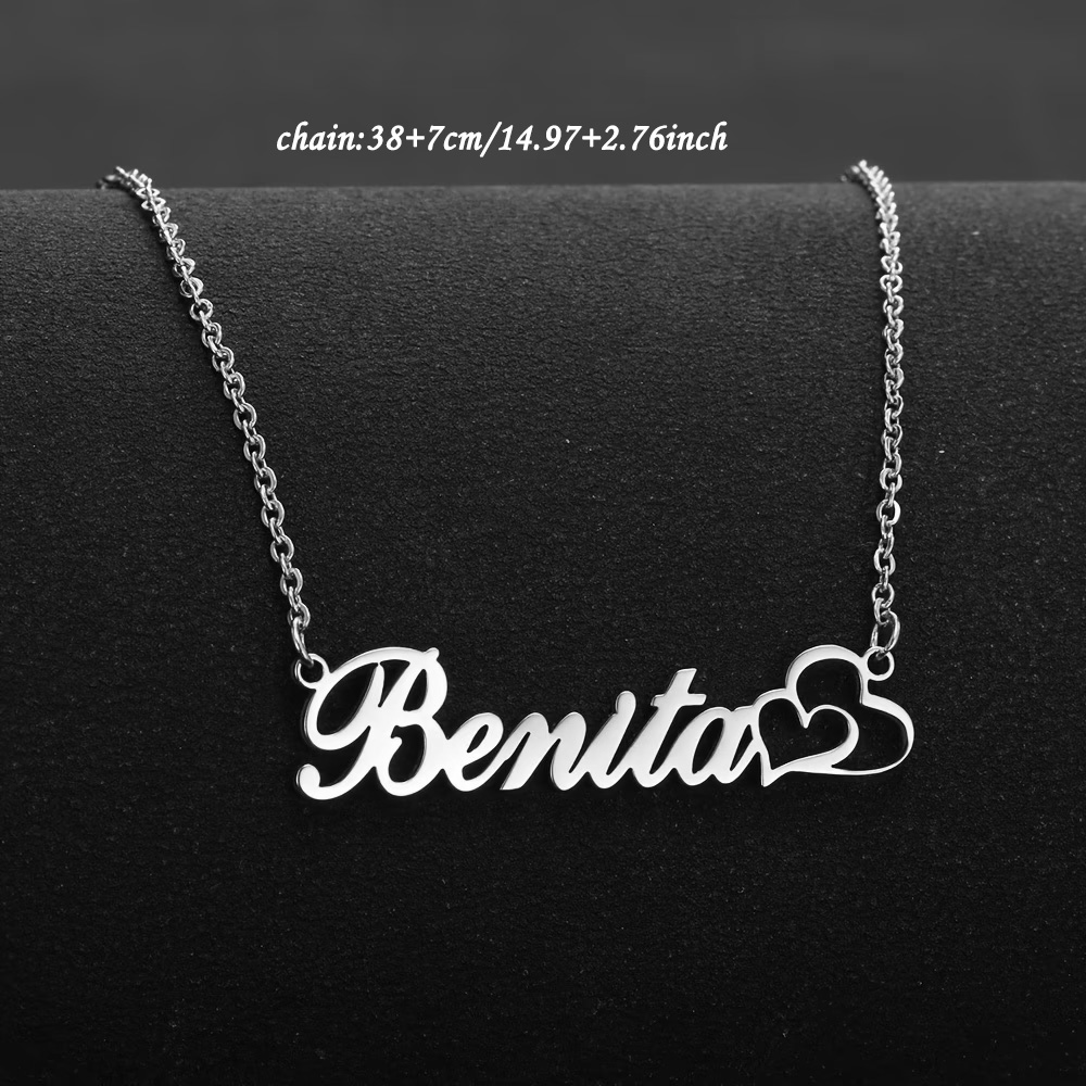 Kalung Nama Kustom Hati Ganda  - Making Custom Jewelry ulasan dan harga