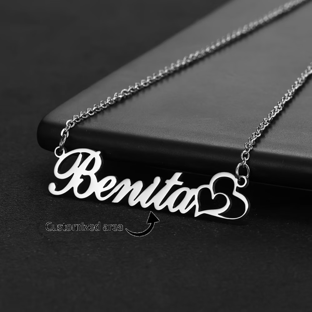 Kalung Nama Kustom Hati Ganda  - Making Custom Jewelry ulasan dan harga