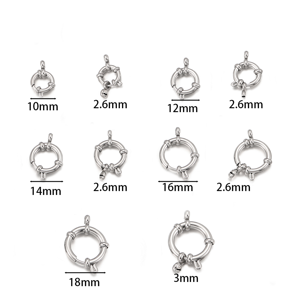 2 Buah Kait Gesper Pegas Bulat - Jewelry Making Metal Supplies ulasan dan harga