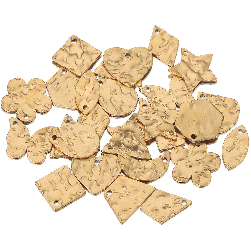 20 buah label kupu-kupu bulan  - Jewelry Making Hammer ulasan dan harga