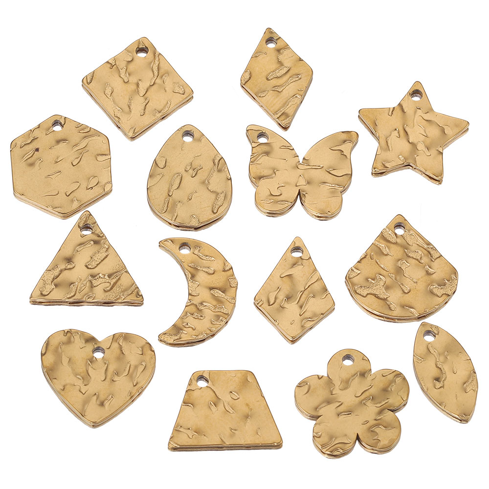 20 buah label kupu-kupu bulan  - Jewelry Making Hammer ulasan dan harga
