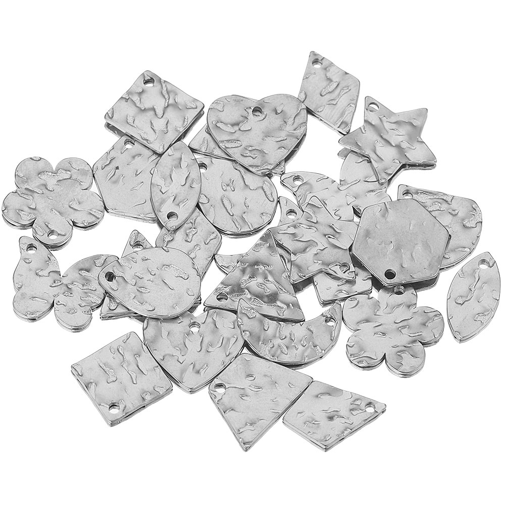 20 buah label kupu-kupu bulan  - Jewelry Making Hammer ulasan dan harga