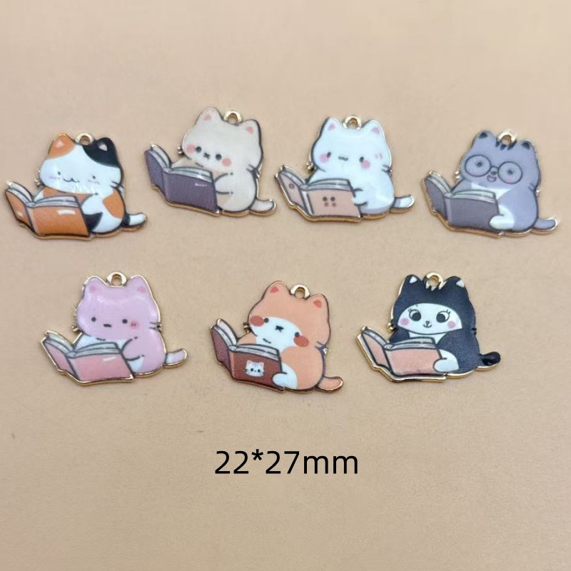 10 pcs Gantungan Kunci Enamel  - Jewelry Making Books ulasan dan harga