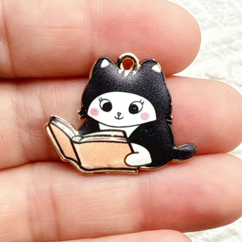 10 pcs Gantungan Kunci Enamel  - Jewelry Making Books ulasan dan harga
