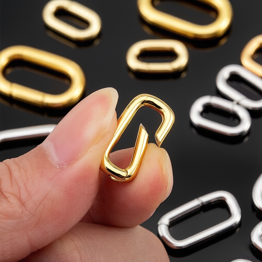 2pcs Pengait Kalung Oval Berla - Jewelry Making Metals ulasan dan harga