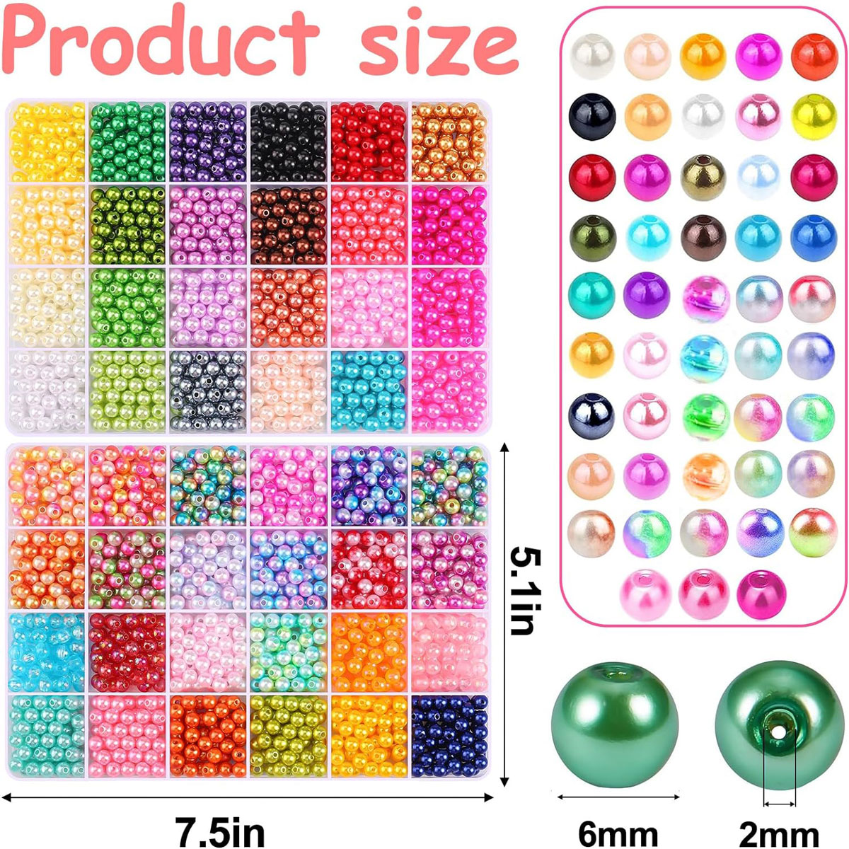 2400 buah 48 kompartemen perhi - Jewelry Making Tutorials ulasan dan harga