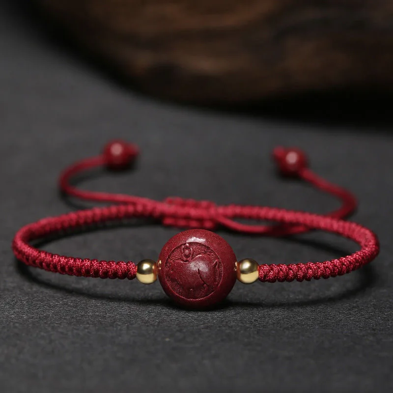 Gelang DIY Zodiak Cina Cinnaba - Making Custom Jewelry ulasan dan harga